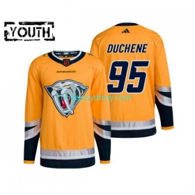 Dětské Hokejový Dres Nashville Predators Matt Duchene 59 Adidas 2022-2023 Reverse Retro 2.0 Žlutá Authentic